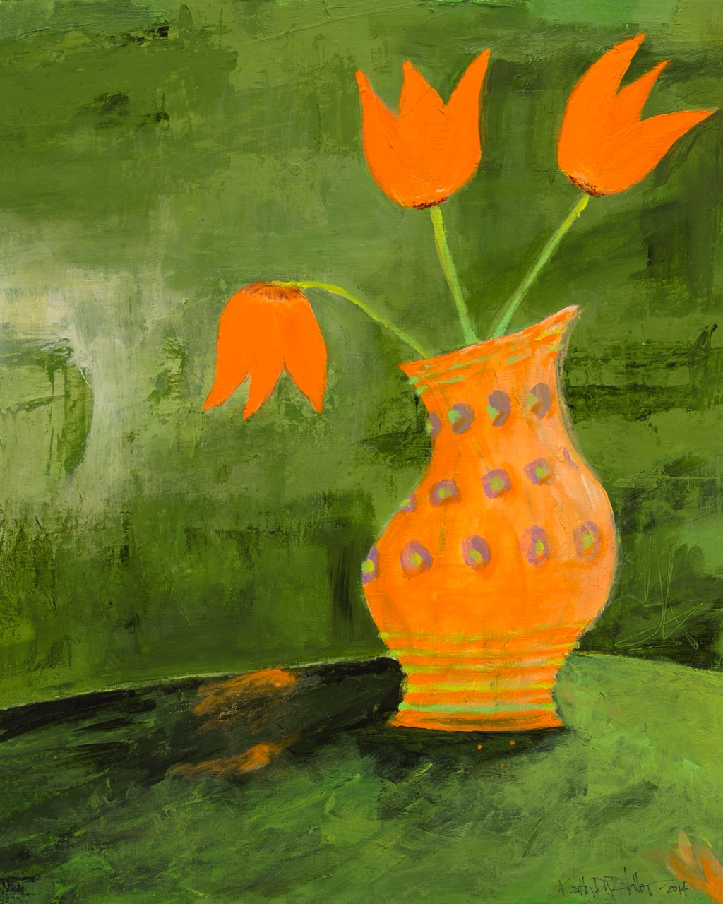 Wooden Tulips